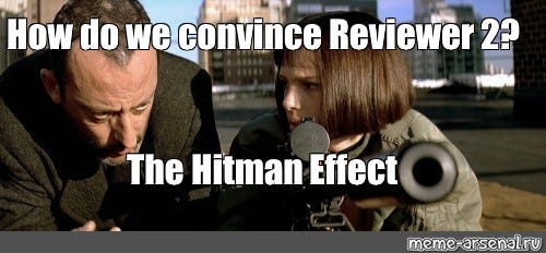 Meme: "How do we convince Reviewer 2? The Hitman Effect" - All ...