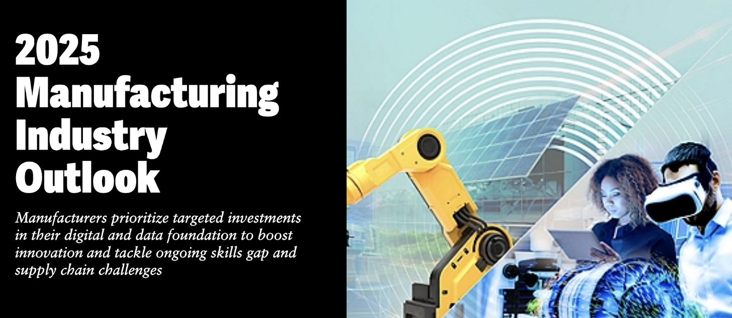 Deloitte: Manufacturing Industry Outlook 2025