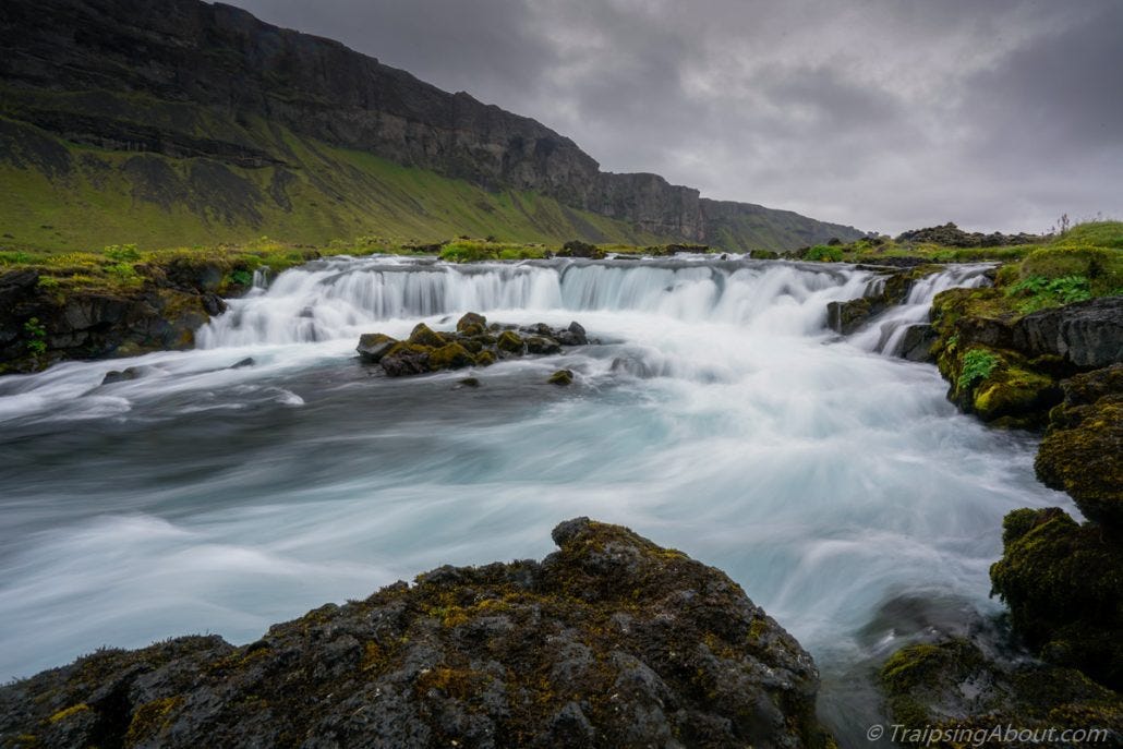 This little beauty was just hanging off to the side of the road. No signs, just anoooother waterfall *yawn* in Iceland.