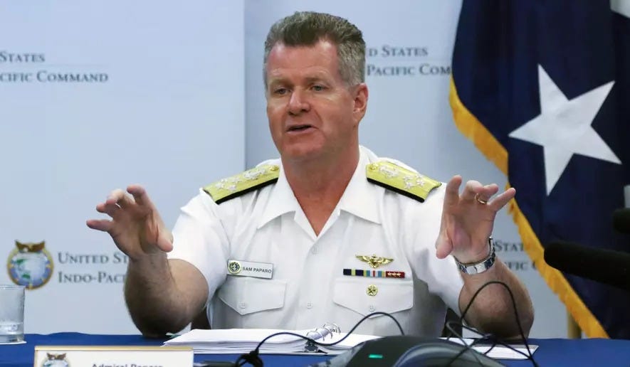 Adm. Sam Paparo, U.S. Pacific Fleet commander