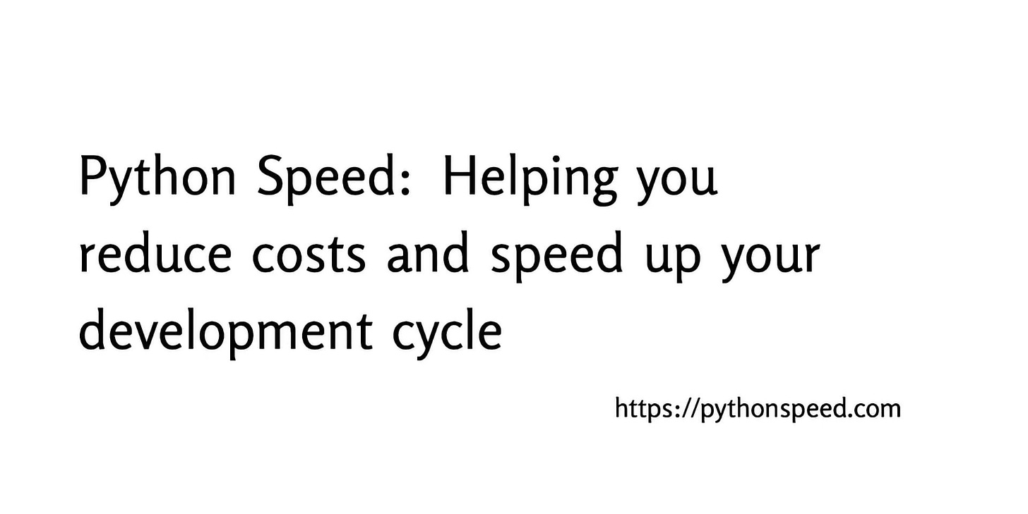 Python Speed