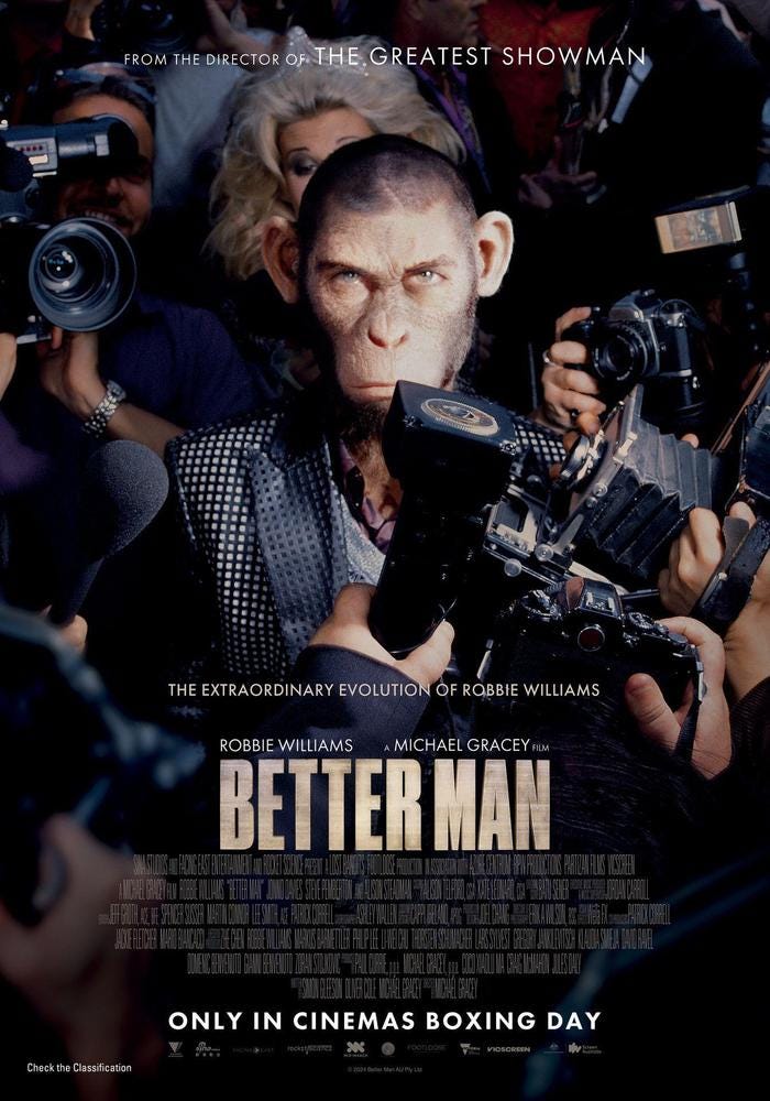 Movie poster for Better Man