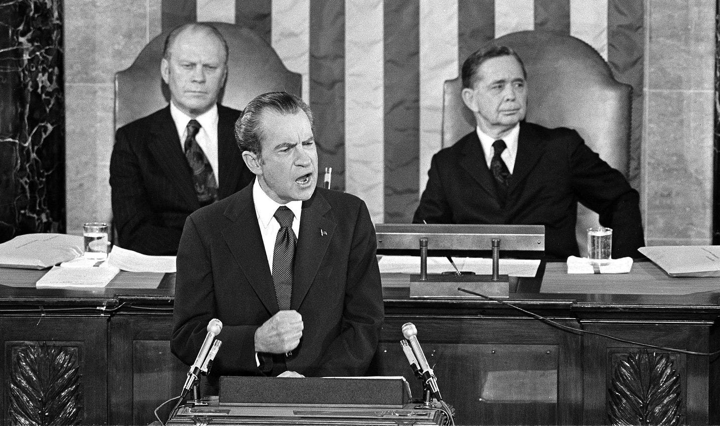 Trump's State of the Union had the same mistake as Nixon's: Ending  investigations of him isn't good for America