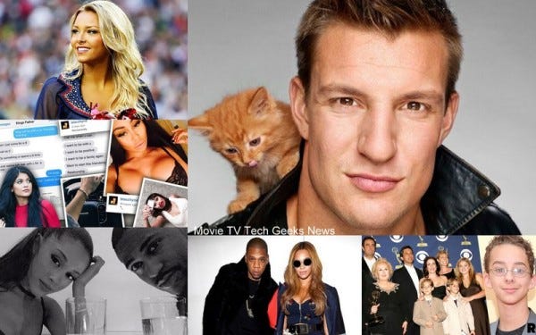 celebrity gossip rob gronkowski ariana grande beyonce 2015 images