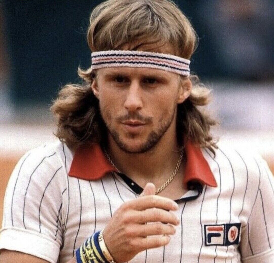 Authentic Original Bjorn Borg Fila Tennis Headband - Wimbledon - Ltd  Edition | eBay