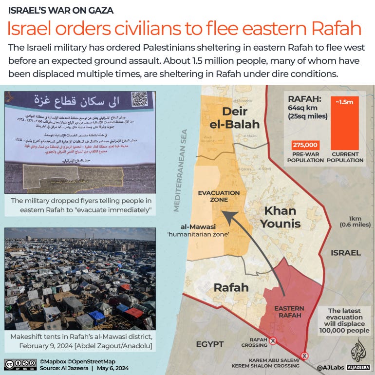 INTERACTIVE - Israel orders civilians to flee eastern Rafah-1714988528