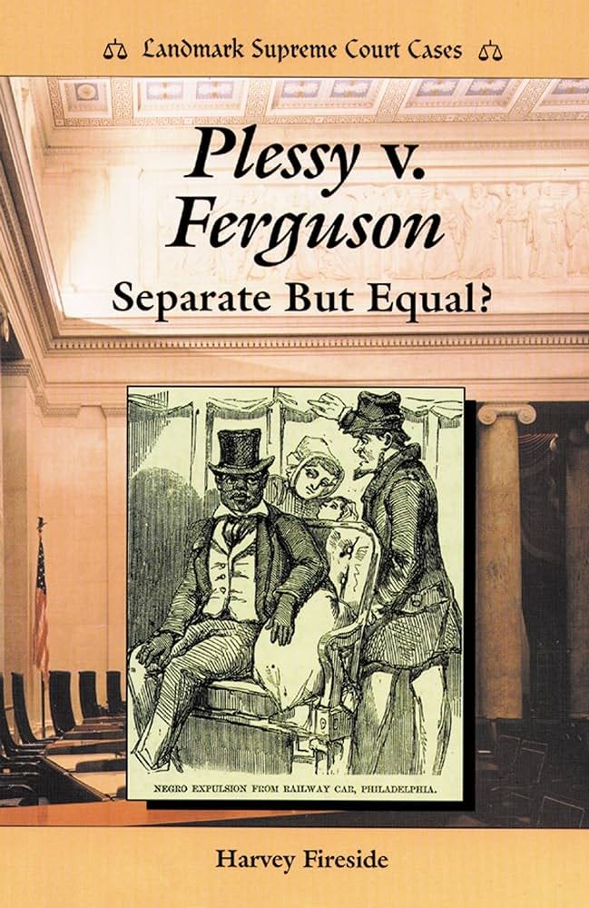 Amazon.com: Plessy V. Ferguson: Separate but Equal (Landmark Supreme Court  Cases): 9780894908606: Fireside, Harvey: Books