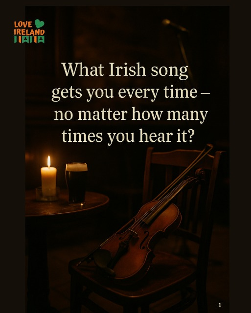 May be an image of harp and text that says "LOVE IRELAND 川圖川肉 What Irish song gets you every time- no matter now many times you hear it?"