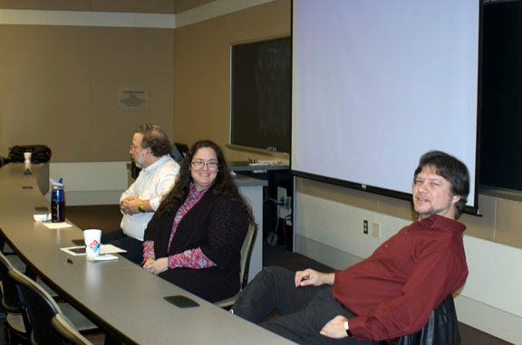 Panelists Bob Galen, Karen Smiley, and Andy Hunt