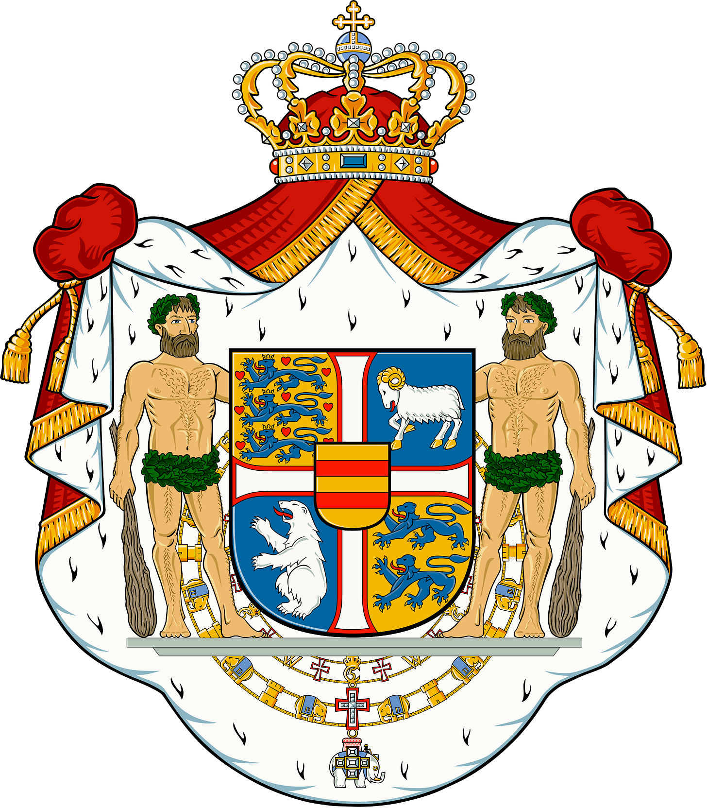 Establishment of new royal coat of arms