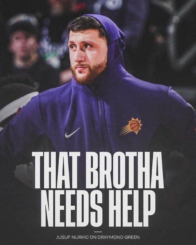 BiH Basketball on X: "A new meme dropped, and our Jusuf Nurkić is the man.  We got a good Nurk meme now 😂. https://t.co/2b8SACzALI" / X