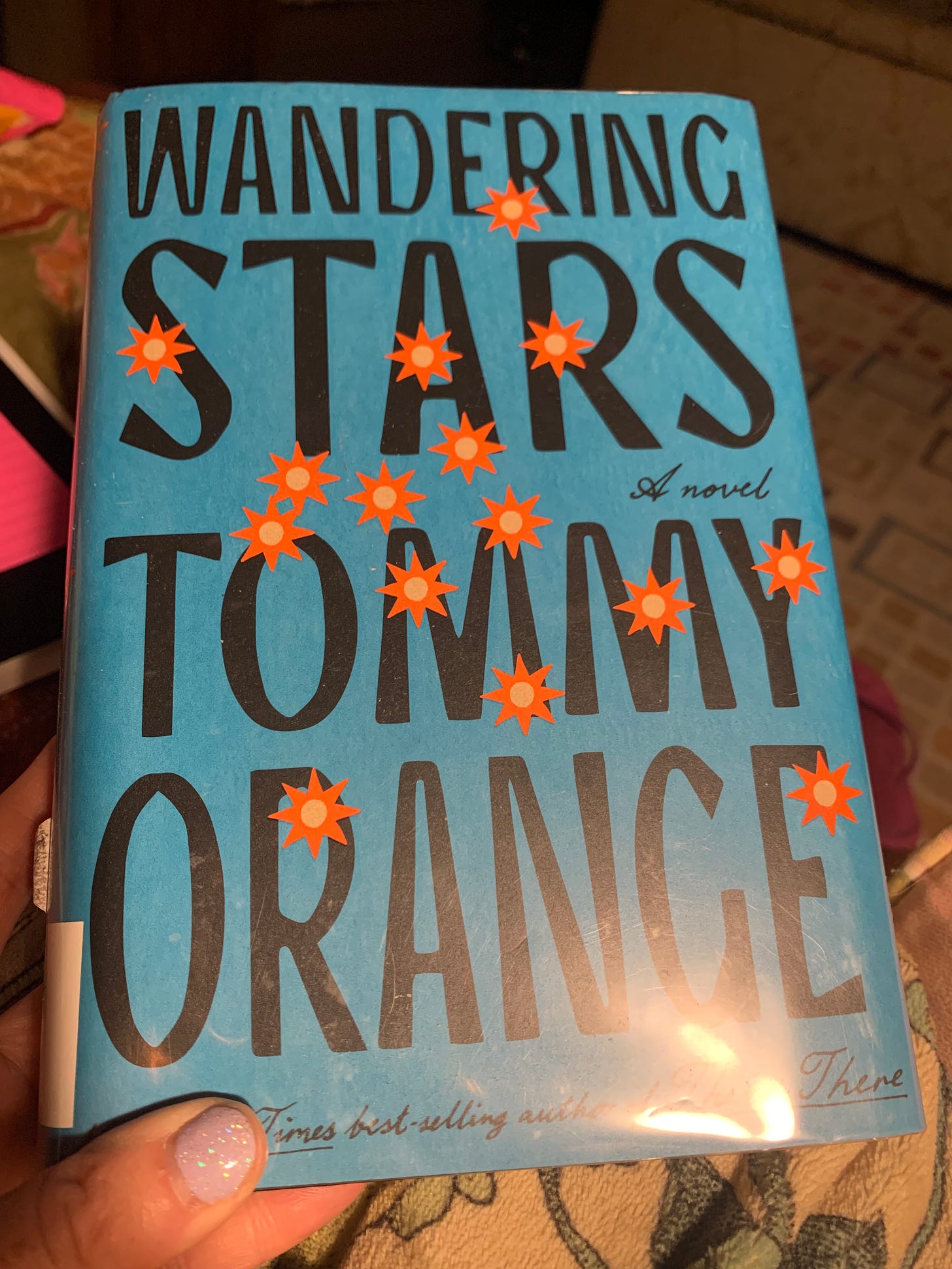 Book cover of Tommy Orange's newest: Wandering Starts