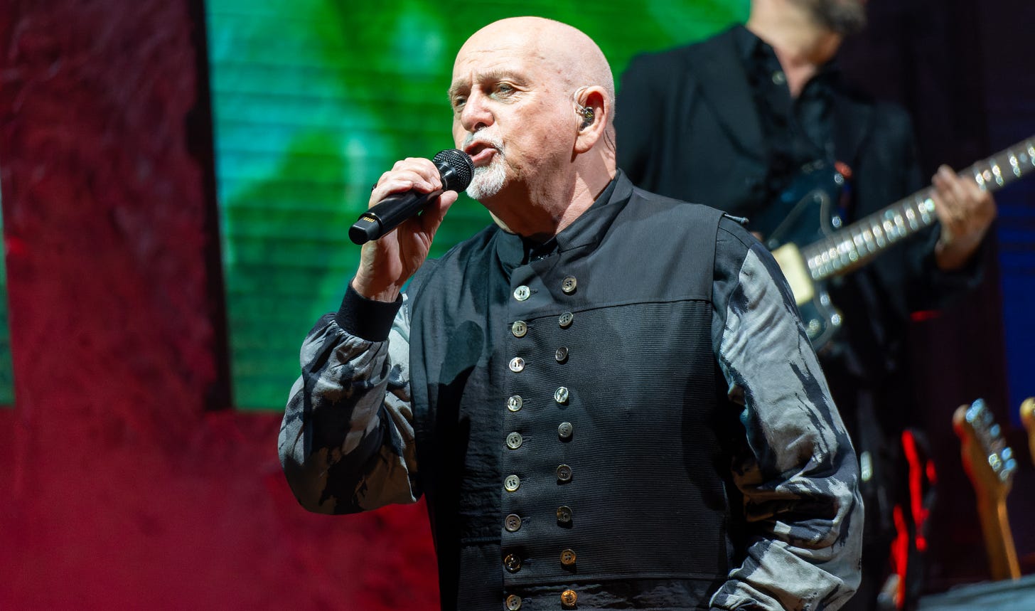 Peter Gabriel, live in concert, 2023 Peter Gabriel, live in concert, 2023