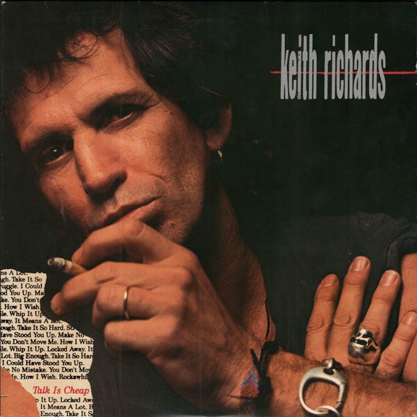 Keith Richards - Talk Is Cheap (1988, Allied Pressing ...