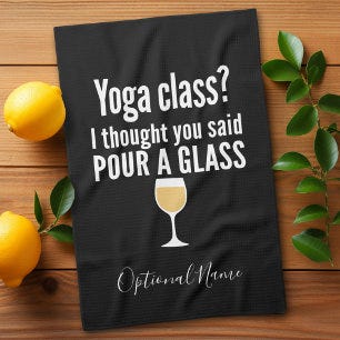 Wine Sayings Kitchen & Hand Towels | Zazzle