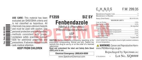 DailyMed - FENBENDAZOLE powder