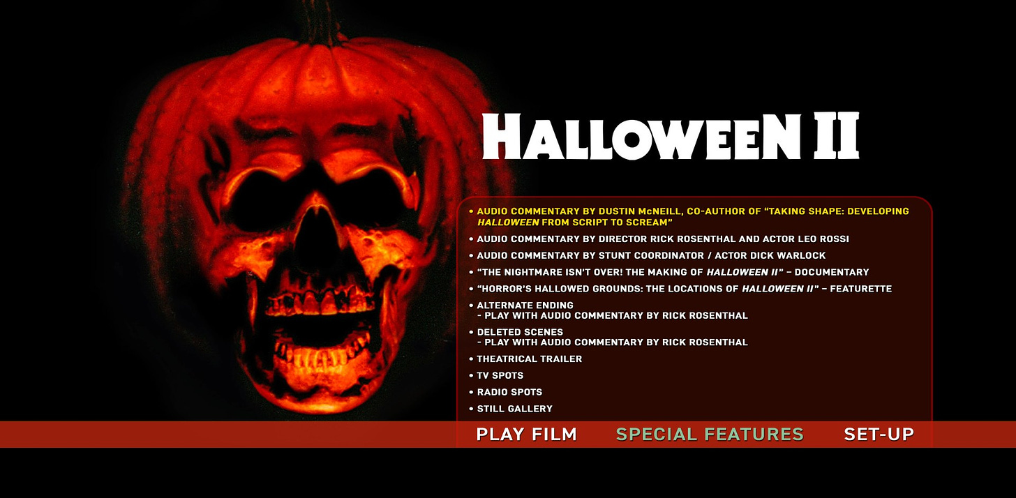 halloween 2 II limited edition blu-ray lenticular hardcover and photo cards via vision release lionsgate jamie lee curtis blu-ray movie review universal pictures donald pleasence