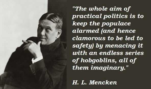 Quote of the Week: H. L. Mencken – Authentic Medicine
