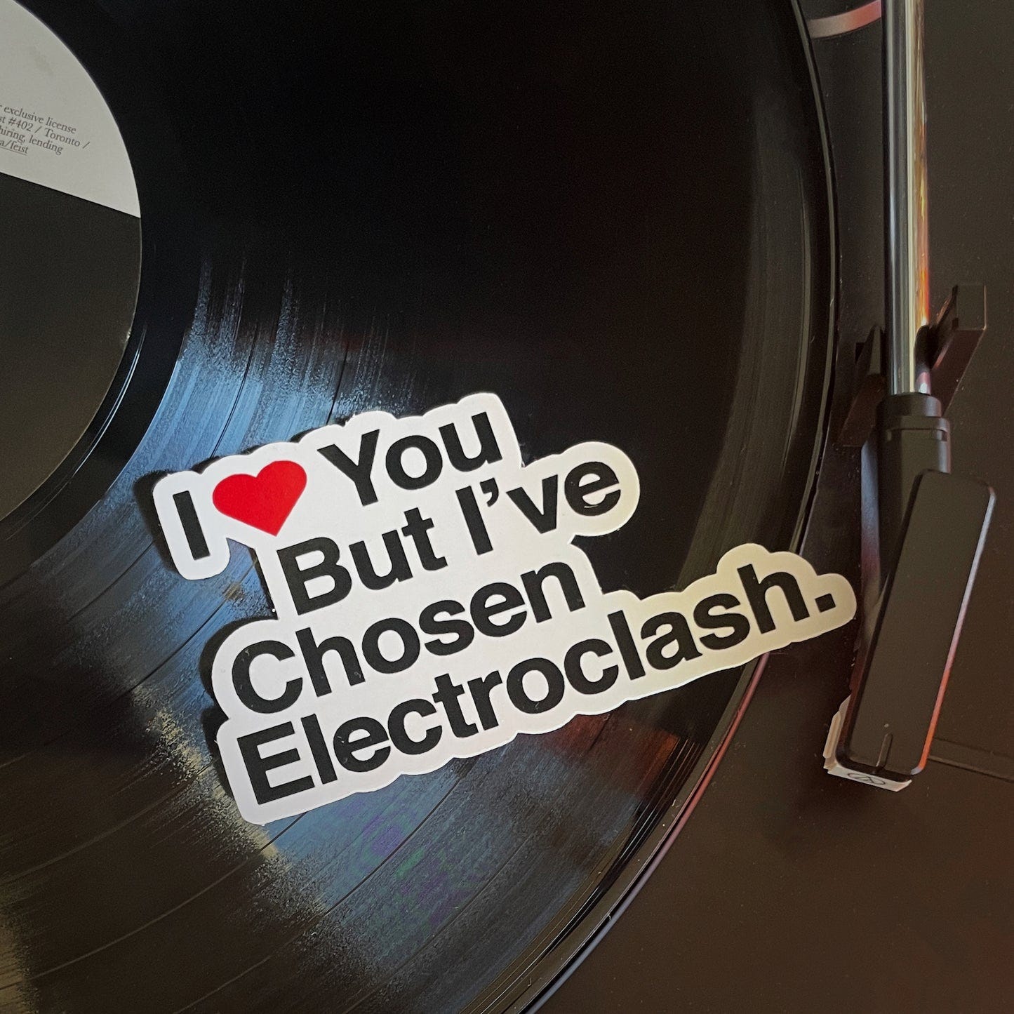 electroclash sticker