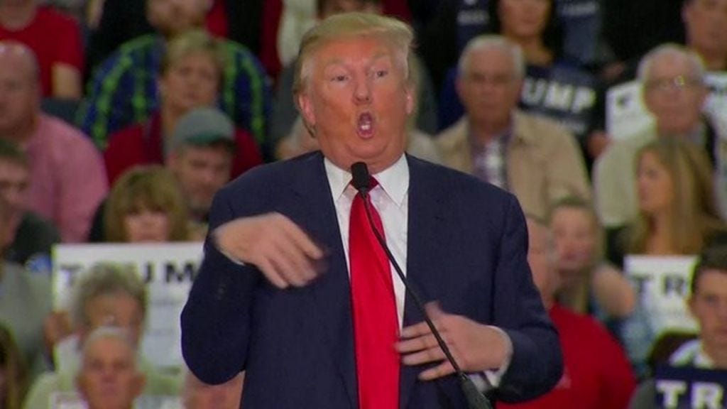 Donald Trump under fire for mocking disabled reporter - BBC News