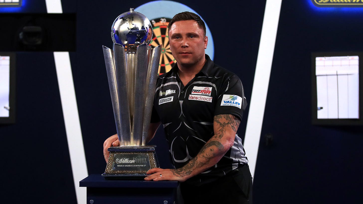 World Darts champion Gerwyn Price wins four trophies at PDC Annual Awards