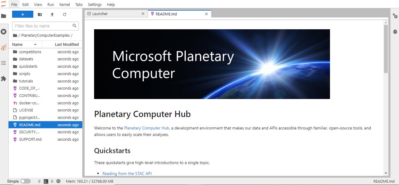 Setting up the Microsoft Planetary Computer | by Sry Handini Puteri | Medium