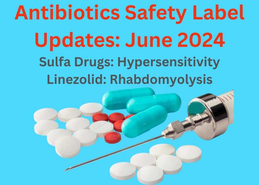 Drug Safety Label Updates for Sulfa Drugs and Zyvox (linezolid) June 2024