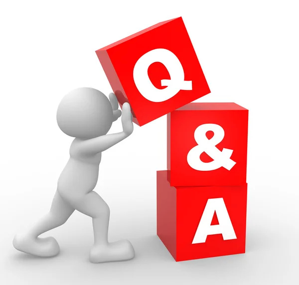 Q&A. Questions and answers — Stock Photo © orlaimagen #51811083