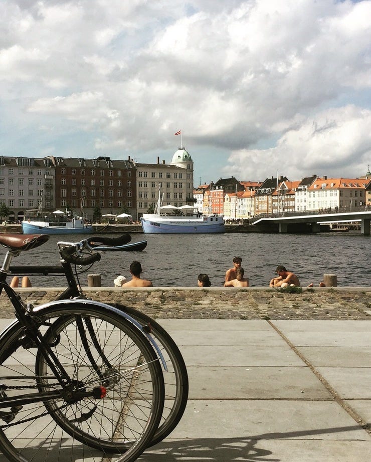 Copenhagen harbor.