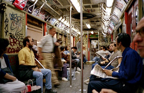 Coney Island archive photos - 1986 and 1999, old photographs from two trips to a faded Brookyln seaside town, New York, USA