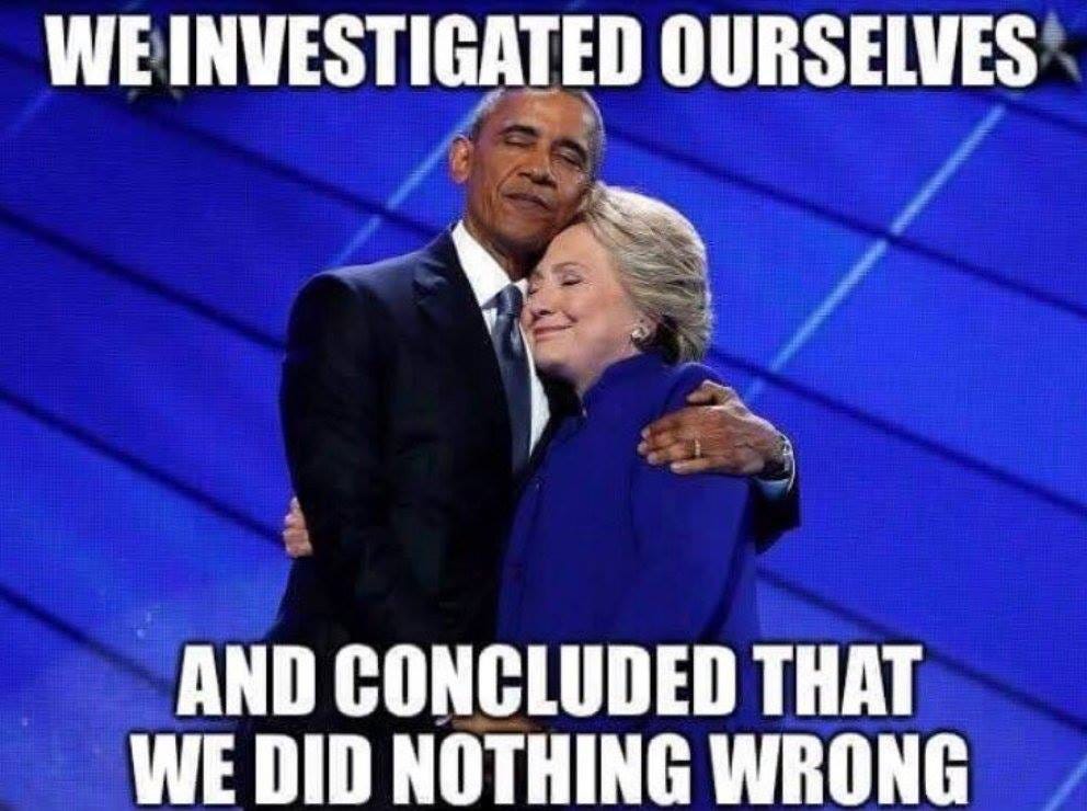 obama-clinton-we-investigated-ourselves