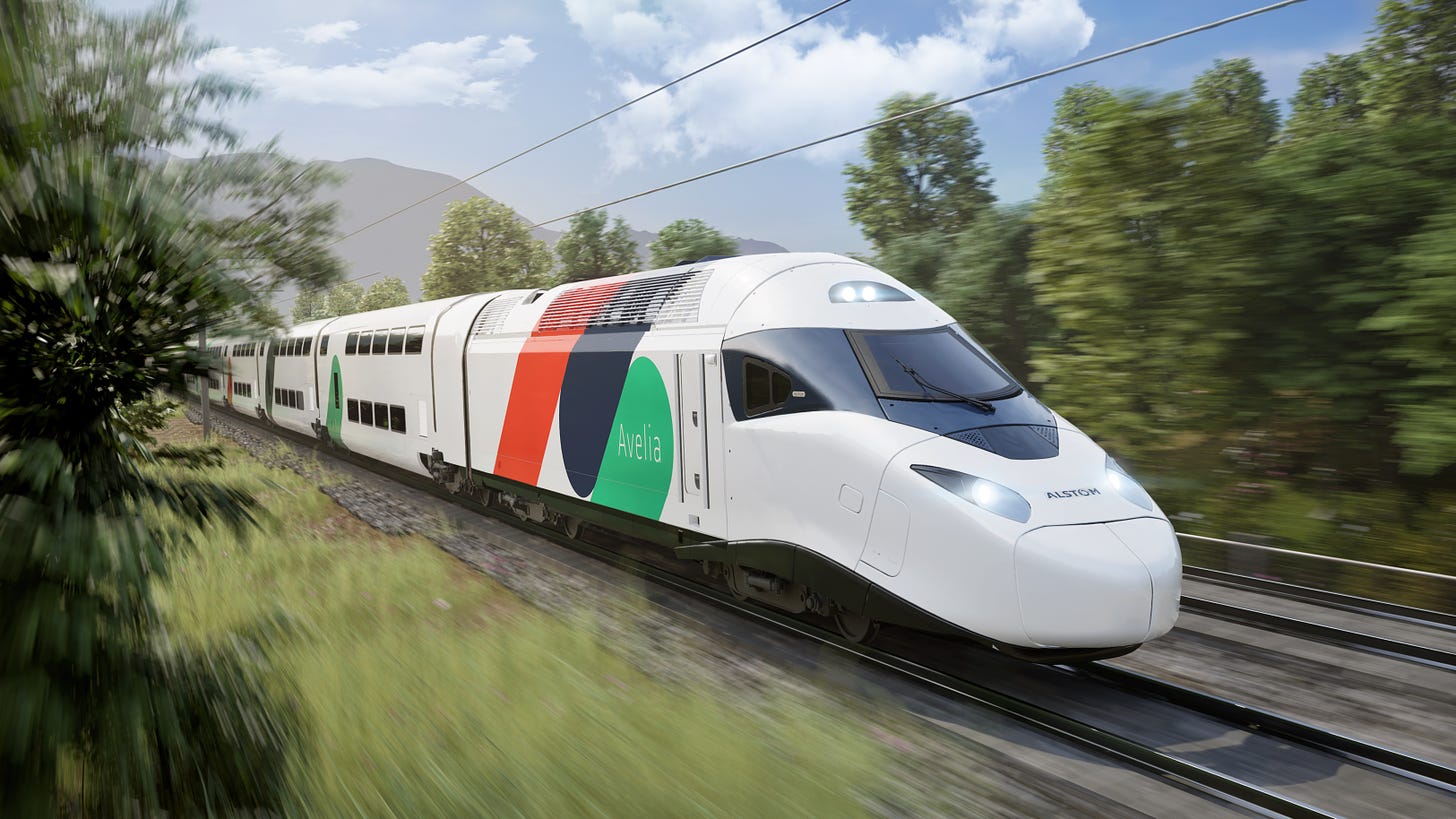 Alstom reçoit de la compagnie Proxima une commande de 12 trains à très  grande vitesse Avelia Horizon, incluant 15 ans de maintenance | Alstom