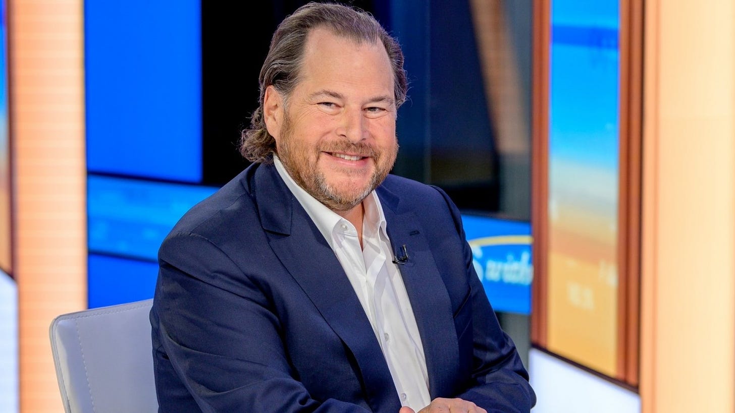 Salesforce Founder & Co-CEO Marc Benioff Visists "Mornings With Maria"