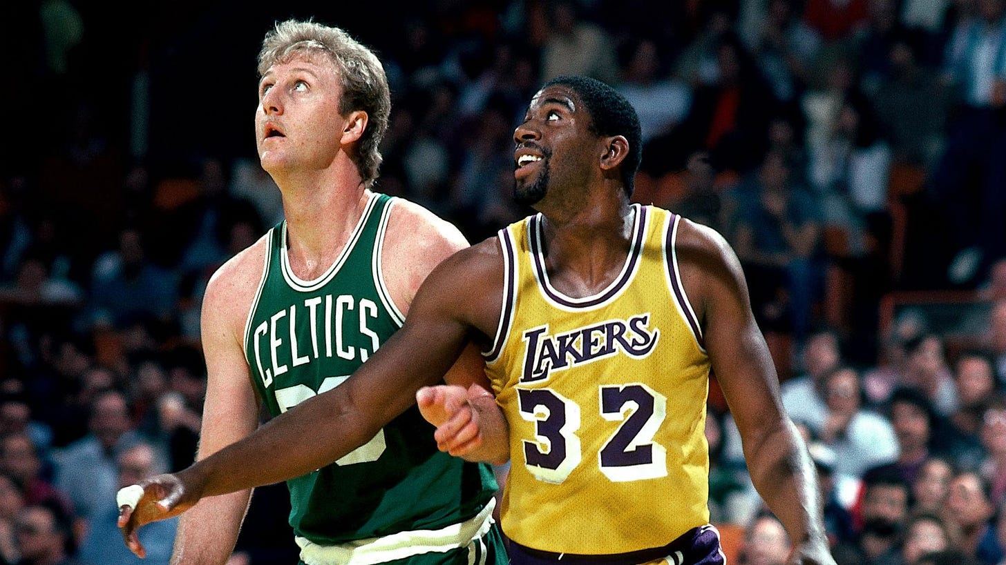 Scoring the rivalry: How Magic Johnson and Larry Bird played in their  legendary head-to-head matchups | Sporting News Canada