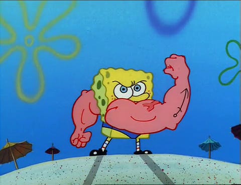 Muscular Spongebob