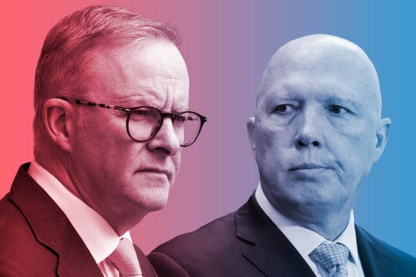 Voters show little enthusiasm for their choices at the next election when given an open-ended question to say what they like about Anthony Albanese and Peter Dutton. Voters show little enthusiasm for their choices at the next election when given an open-ended question to say what they like about Anthony Albanese and Peter Dutton.