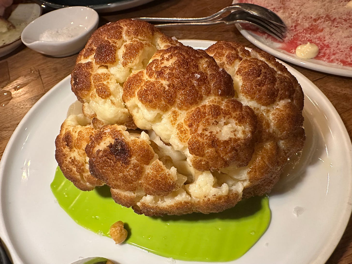 Roasted Cauliflower, Casa Vigil, Miami