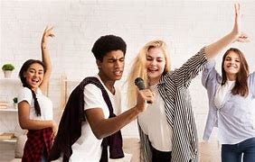 Image result for teens enjoying singing