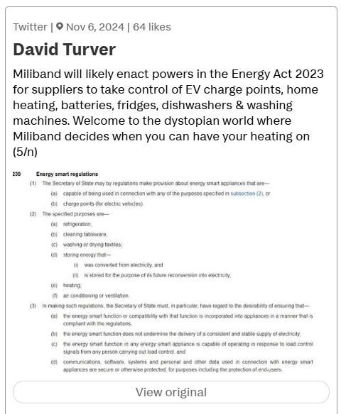 Figure 5 - Demonstrating control through the Energy Act