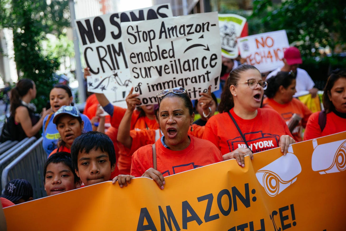 Picture of a Amazon protest