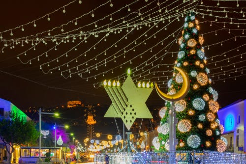 Where to Celebrate Hanukkah and Christmas in Israel