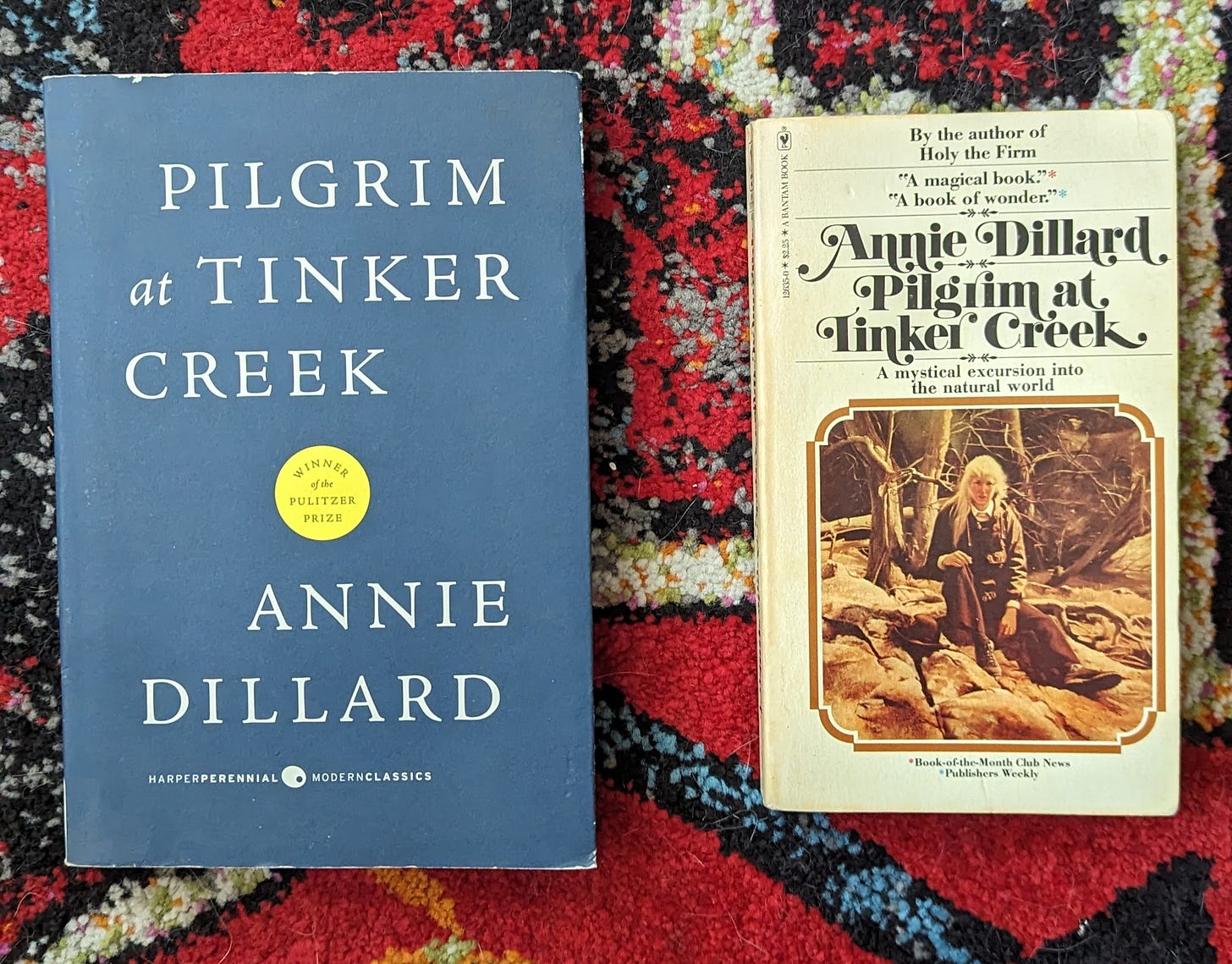 Picture of two editions of Pilgrim at Tinker Crink