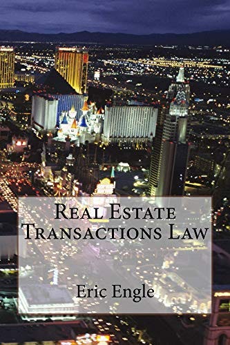 Real Estate Transactions Law (Quizmaster Common Law for German and European Jurists) by [Eric Engle]