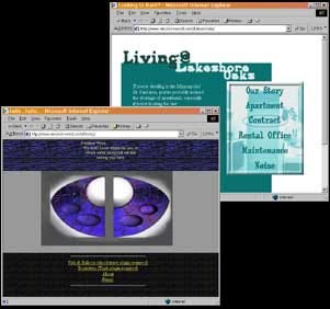 Old websites I designed