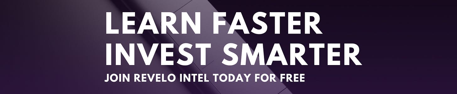 Revelo Intel  Learn Faster, Invest Smarter