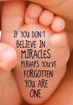 If you don't believe in miracles perhaps you've forgotten... :: Quotes ...