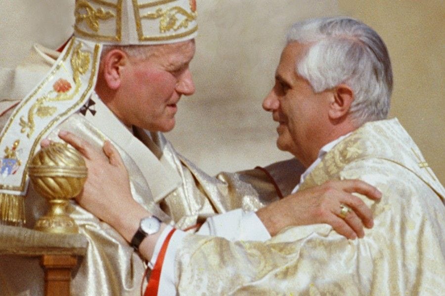 Benedict XVI hails Pope John Paul II as 'liberating restorer' of Church on  his 100th birthday | Catholic News Agency