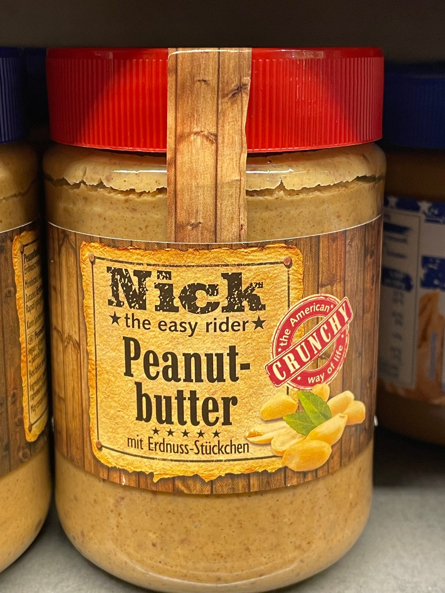 Nick the easy rider peanut butter