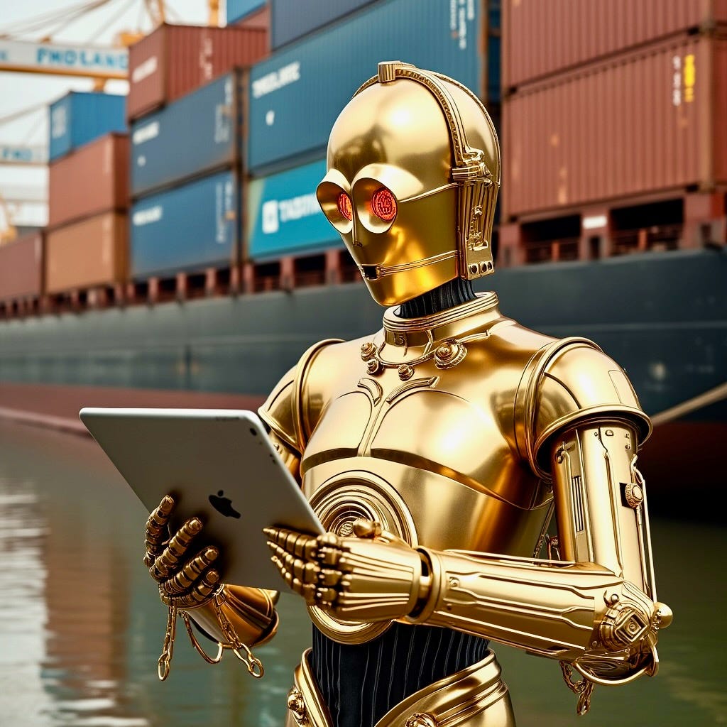 A robot holding a tablet

Description automatically generated