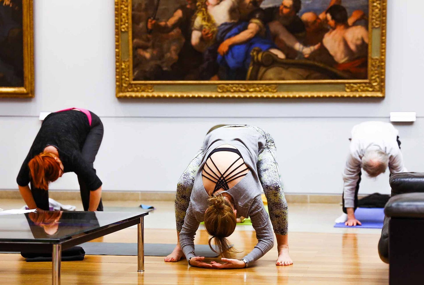 Yoga and meditation events at art museums in Caen, France